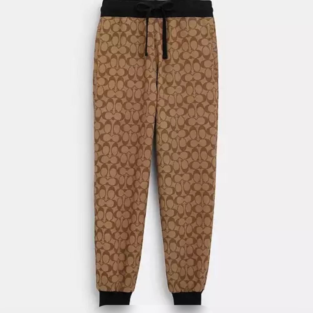 Coach ladies signature jogger pants